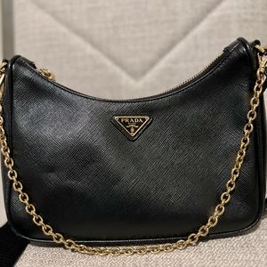 Prada 2005 re edition saffiano leather bag